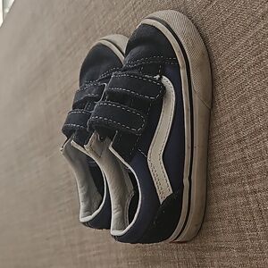Vans Blue and Black Sneakers